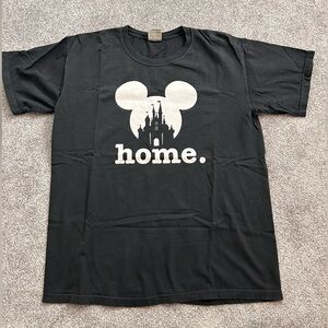 Black 'home.' Castle Graphic Tee